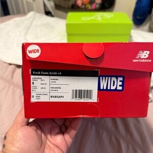 New Balance Fresh Foam Arishi v4 in Pink and Brown